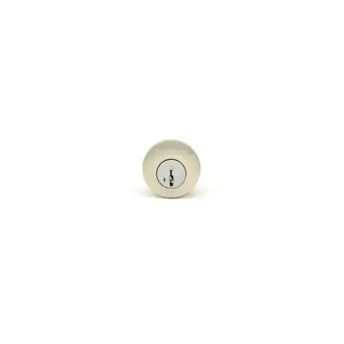 Single Cylinder Deadbolt Cylinder Kwikset Smartkey with Housing and 2 Keys Satin Nickel Finish