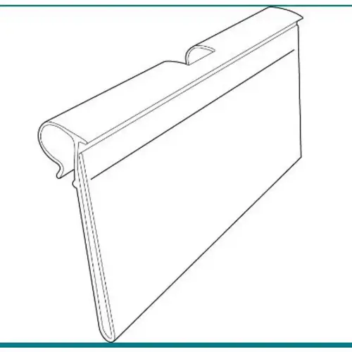 Peg Hook Fronts 1-1/4" H X 5/16" W X 2" L Clear T STYLE Plastic Clear Peg Hook Fronts 1-1/4" H X 5/16" W X 2" L Clear T STYLE Plastic Clear