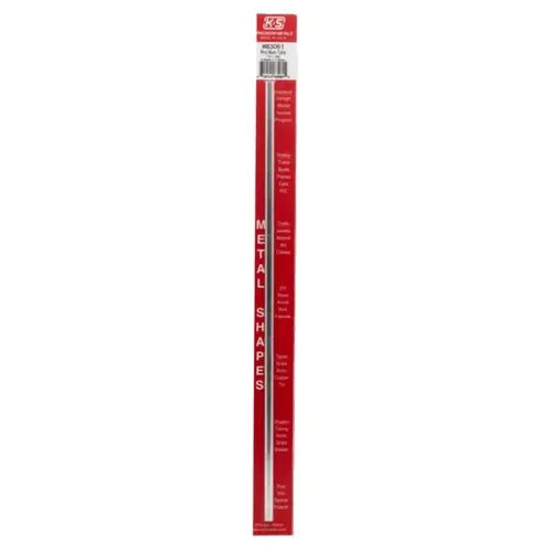 Aluminum Tube 1/4" D X 1 ft. L Round Aluminum Tube 1/4" D X 1 ft. L Round