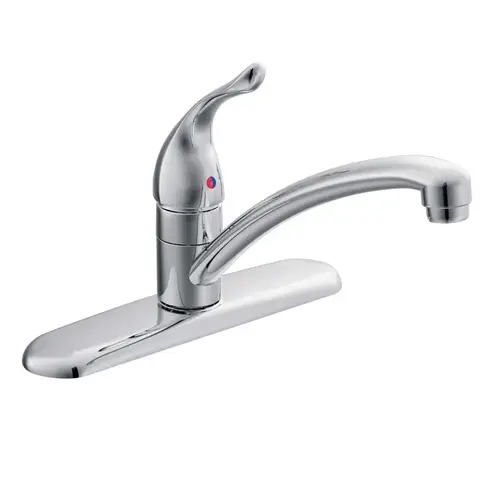 Chateau Low-Arc Single-Handle Standard Kitchen Faucet in Chrome Chateau Low-Arc Single-Handle Standard Kitchen Faucet in Chrome