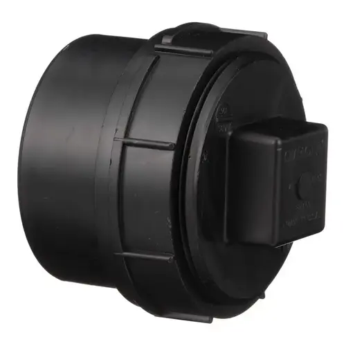 4 In. Spigot x FIP Fitting ABS Cleanout 4 In. Spigot x FIP Fitting ABS Cleanout