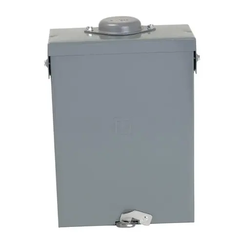Homeline Load Center, 100 A, 6 -Space, 12 -Circuit, Main Lug, NEMA 3R Enclosure, Gray Homeline Load Center, 100 A, 6 -Space, 12 -Circuit, Main Lug, NEMA 3R Enclosure, Gray