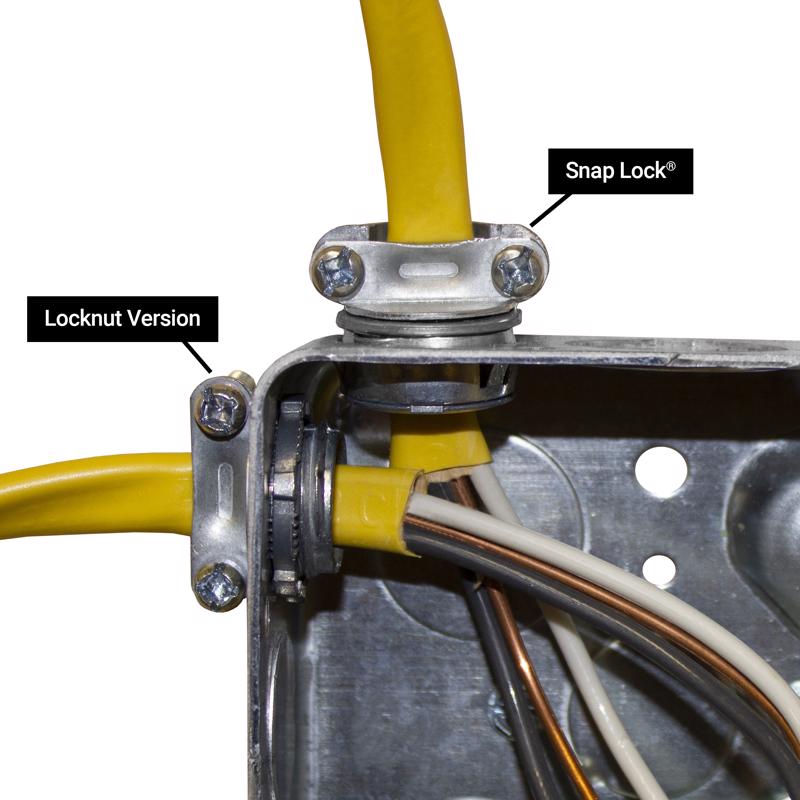Sigma Engineered Solutions 44665 Cable Connector Snap Lock NM/SE