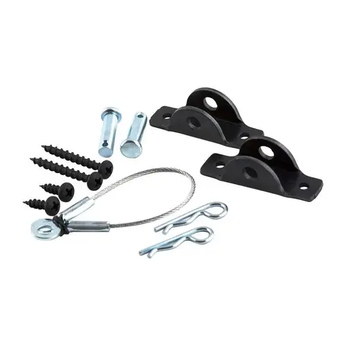 Furniture Anti-Tip Kit Black 400 lb Black