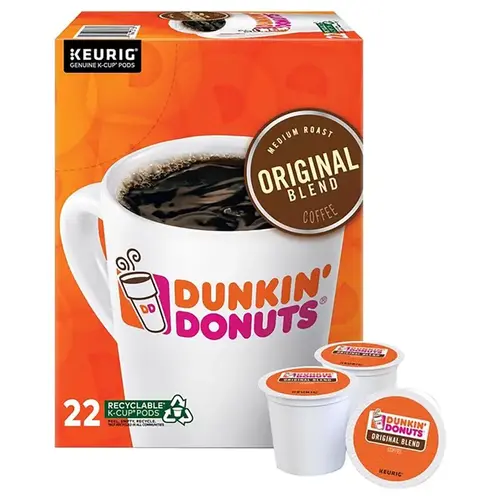 Dunkin' Donuts Original Blend Coffee K-Cup - pack of 22 Dunkin' Donuts Original Blend Coffee K-Cup - pack of 22