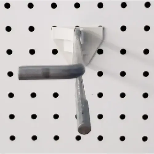 Peg Hook With Back Plate 2.19" H X 2.23" W X 10" L Galvanized Silver Galvanized Peg Hook With Back Plate 2.19" H X 2.23" W X 10" L Galvanized Silver Galvanized
