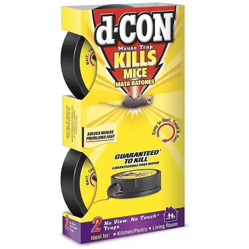 D-Con No View, No Touch Mechanical Mouse Trap (2-Pack) Pair