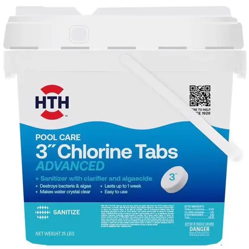 Chlorinating Chemicals Pool Care 3" Tablet 25 lb Chlorinating Chemicals Pool Care 3" Tablet 25 lb