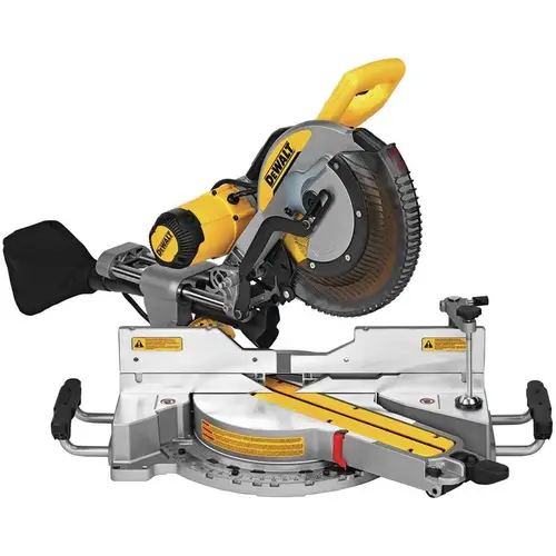 Sliding Miter Saw, Electric, 12 in Dia Blade, 6-3/4 in Cutting Capacity, 3800 rpm Speed Yellow Sliding Miter Saw, Electric, 12 in Dia Blade, 6-3/4 in Cutting Capacity, 3800 rpm Speed Yellow