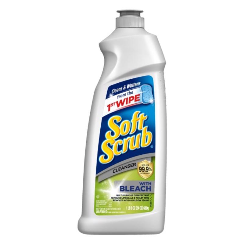 SOFT SCRUB 01602 Heavy Duty Cleaner No Scent 24 oz Cream