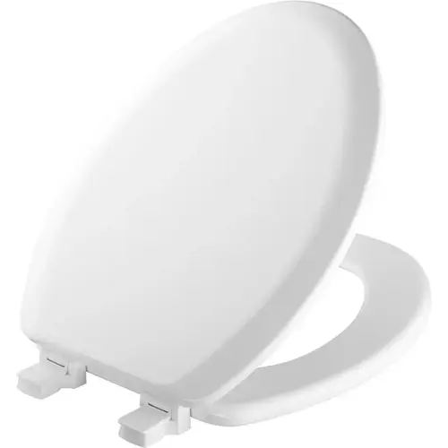 Toilet Seat Cameron Elongated White Enameled Wood Gloss Toilet Seat Cameron Elongated White Enameled Wood Gloss