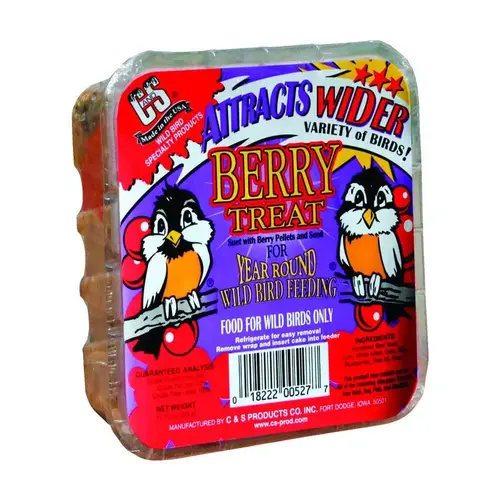 Wild Bird Food Berry Treat Assorted Species Beef Suet 11.75 oz Wild Bird Food Berry Treat Assorted Species Beef Suet 11.75 oz