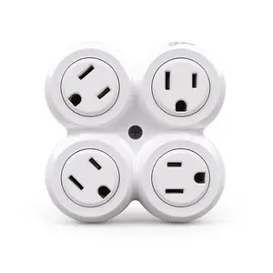 360 Electrical 36031 Outlet Tap Grounded 4 outlets Surge Protection White