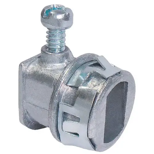 Flex Connector Snap Lock 3/8" D Die-Cast Zinc For AC and MC Flex Connector Snap Lock 3/8" D Die-Cast Zinc For AC and MC