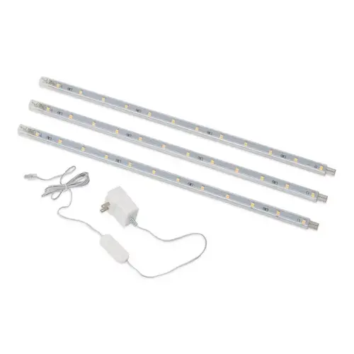 Strip Light 12" L White Plug-In LED