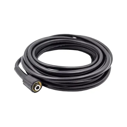 Pressure Washer Hose 14 mm X 1/4" D X 25 ft. L Super Soft Flex 2900 psi Black