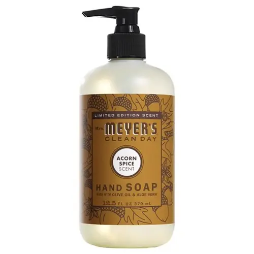 Dish and Hand Soap Mrs. Meyer's Clean Day Organic Acorn Spice Scent 12.5 oz Dish and Hand Soap Mrs. Meyer's Clean Day Organic Acorn Spice Scent 12.5 oz