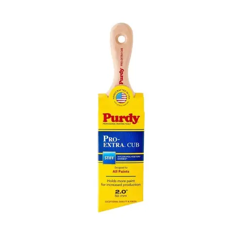Trim Paint Brush Pro-Extra Cub 2" Stiff Angle Trim Paint Brush Pro-Extra Cub 2" Stiff Angle
