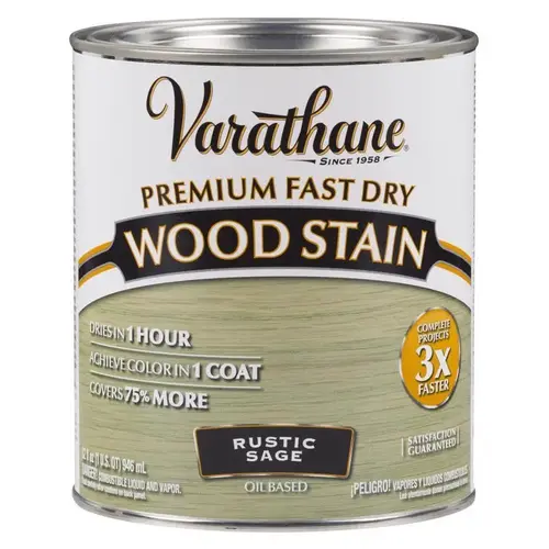 Wood Stain Fast Dry Semi-Transparent Rustic Sage Oil-Based Urethane Modified Alkyd Wood St Rustic Sage - pack of 2 Wood Stain Fast Dry Semi-Transparent Rustic Sage Oil-Based Urethane Modified Alkyd Wood St Rustic Sage - pack of 2