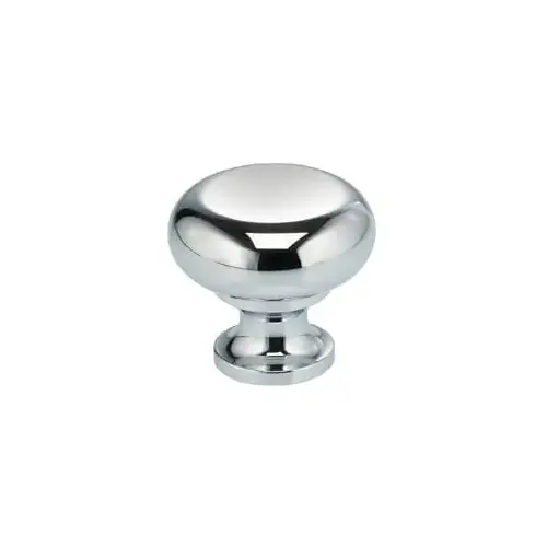 1-7/32" Round Cabinet Knob Bright Chrome Finish 1-7/32" Round Cabinet Knob Bright Chrome Finish