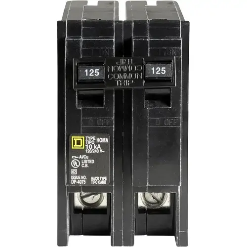 Homeline 125 Amp 2-Pole Circuit Breaker