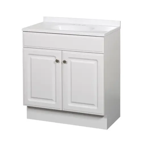 Vanity Combo Single White 30" W X 18" D X 35" H White Vanity Combo Single White 30" W X 18" D X 35" H White