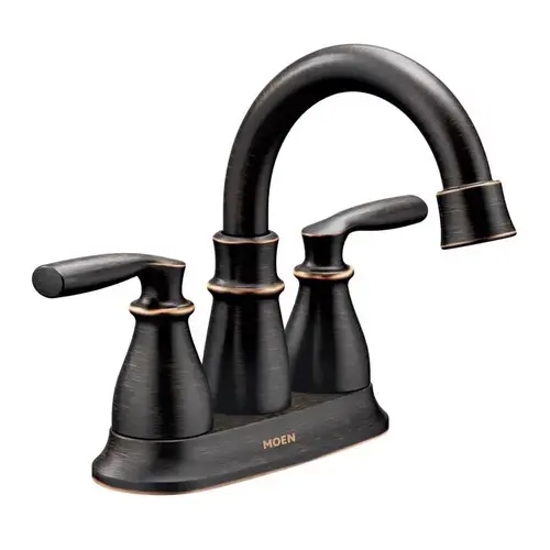 Hilliard 2-Handle Lever Centerset High Arc Bathroom Faucet, Mediterranean Bronze Hilliard 2-Handle Lever Centerset High Arc Bathroom Faucet, Mediterranean Bronze