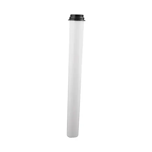 Overflow Tube, Plastic White Overflow Tube, Plastic White