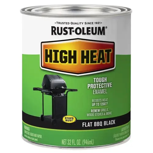 SPECIALTY Farm Equipment Enamel, Satin, Flat BBQ Black, 1 qt Can SPECIALTY Farm Equipment Enamel, Satin, Flat BBQ Black, 1 qt Can