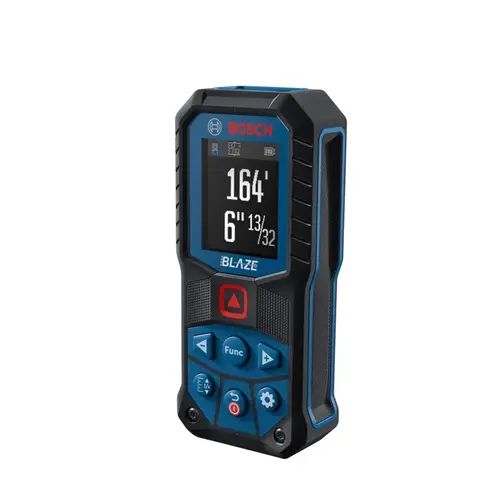 BLAZE Laser Measure, Functions: Real-Time Length, Distance, Area, Volume, Indirect Measurements, 165 ft Black/Blue BLAZE Laser Measure, Functions: Real-Time Length, Distance, Area, Volume, Indirect Measurements, 165 ft Black/Blue