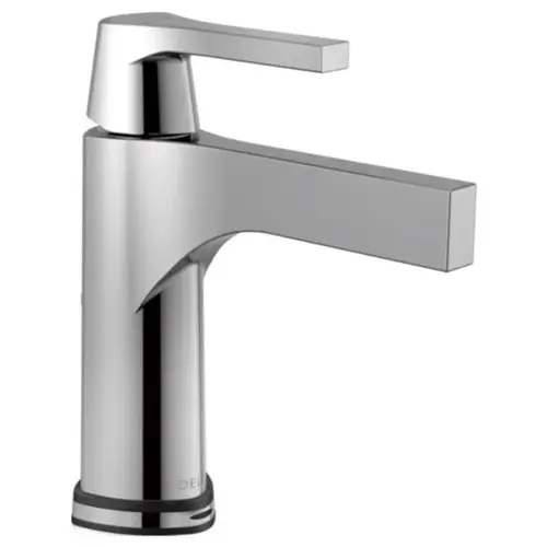 Single-Hole Bathroom Sink Faucet Zura Chrome 4" Chrome Single-Hole Bathroom Sink Faucet Zura Chrome 4" Chrome