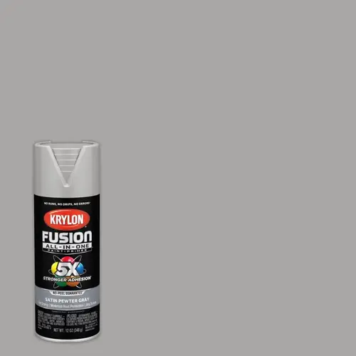 Fusion Primer and Spray Paint, Gray, 12 oz, Aerosol Can - pack of 6 Fusion Primer and Spray Paint, Gray, 12 oz, Aerosol Can - pack of 6