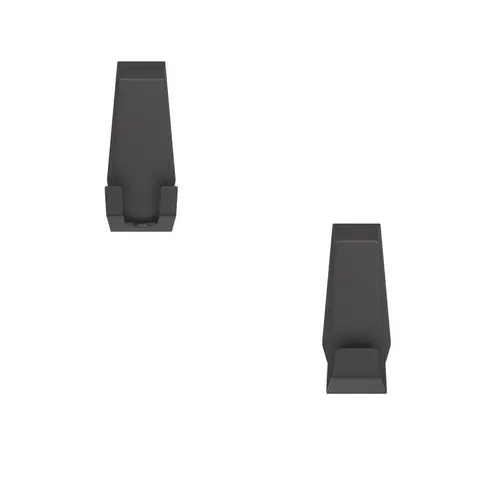 Bath Hook Facet 3.38" H X 1.25" W X 1.5" L Matte Black Matte