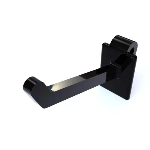 Power Wing Hook 2" H X 2.125" W X 4" L Black Plastic Black Power Wing Hook 2" H X 2.125" W X 4" L Black Plastic Black