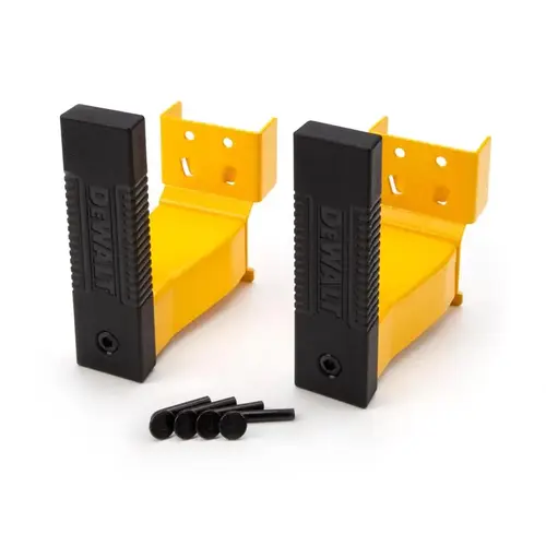 Bracket Set 5.5" W X 6.25" H Cord Minder Steel Black/Yellow Black/Yellow