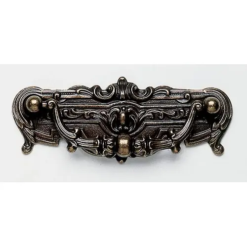 3-9/16" Center to Center Ornate Drop Pull Shaded Bronze Finish 3-9/16" Center to Center Ornate Drop Pull Shaded Bronze Finish