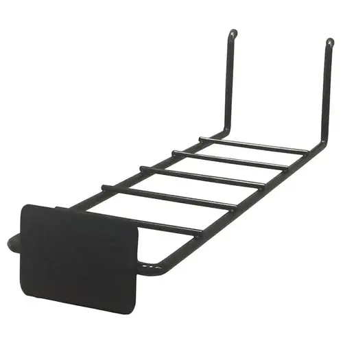 Shelf Bracket Holder 4-23/32" H X 3-1/4" W X 12-25/32" L Black Metal Black Shelf Bracket Holder 4-23/32" H X 3-1/4" W X 12-25/32" L Black Metal Black