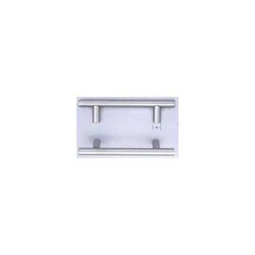 4" Center to Center Cabinet Bar Pull Bright Chrome Finish 4" Center to Center Cabinet Bar Pull Bright Chrome Finish