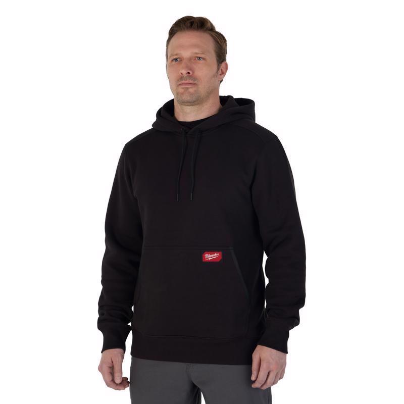 Milwaukee 351B-M FREEFLEX Medium Black Midweight Pullover Hooded Sweatshirt