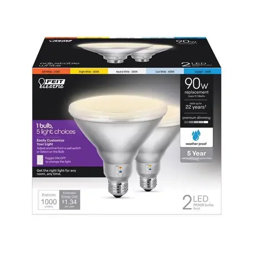 LED Bulb PAR38 E26 (Medium) White 90 Watt Equivalence LED Bulb PAR38 E26 (Medium) White 90 Watt Equivalence