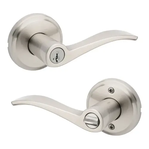 Sedona Keyed Entry Lever Satin Nickel Sedona Keyed Entry Lever Satin Nickel