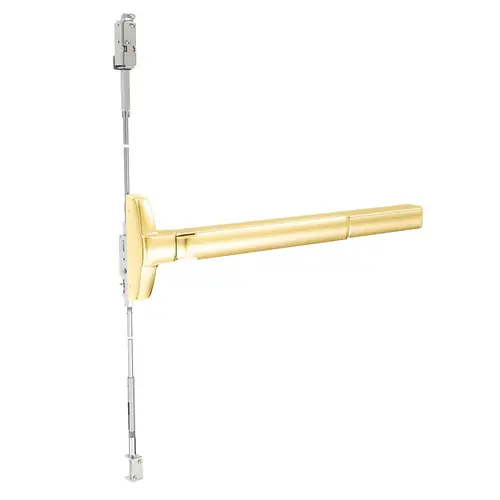 Concealed Vertical Rod Exit Device Bright Brass Concealed Vertical Rod Exit Device Bright Brass