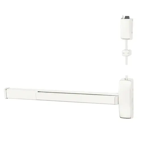 Exit Device White Suede Powder Coat Exit Device White Suede Powder Coat