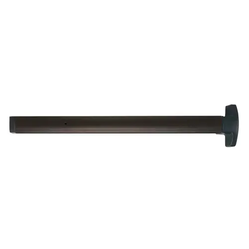 Narrow Stile Concealed Vertical Rod Exit, Non-Handed, Exit Only, No Trim, 36" x 84" Device, Dark Bronze Anodized Aluminum
