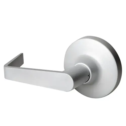 Passage Outside Exit Device Trim with Withnell Lever # 127485 Satin Stainless Steel Finish Passage Outside Exit Device Trim with Withnell Lever # 127485 Satin Stainless Steel Finish