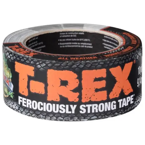 Duct Tape, 12 yd L, 1.88 in W, Cloth Backing, Gunmetal Gray Duct Tape, 12 yd L, 1.88 in W, Cloth Backing, Gunmetal Gray
