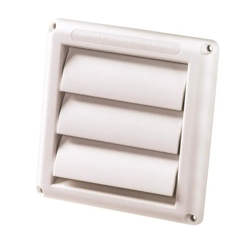 Deflecto Corporation Vent Hood Jordan 4.75 L X 4 D Silver/White Aluminum Silver/White HS4W/18
