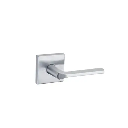 Lisbon Square Interior Double Cylinder Handleset Trim SmartKey Satin Chrome Finish Lisbon Square Interior Double Cylinder Handleset Trim SmartKey Satin Chrome Finish
