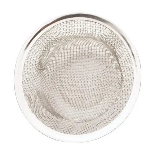 Basket Strainer, 4-1/2 in Dia, Stainless Steel, For: All Standard Kitchen Sink and Garbage Disposals Silver Basket Strainer, 4-1/2 in Dia, Stainless Steel, For: All Standard Kitchen Sink and Garbage Disposals Silver