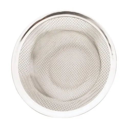 Bathtub Strainer, Stainless Steel, Specifications: 2 in Dia Mesh Chrome